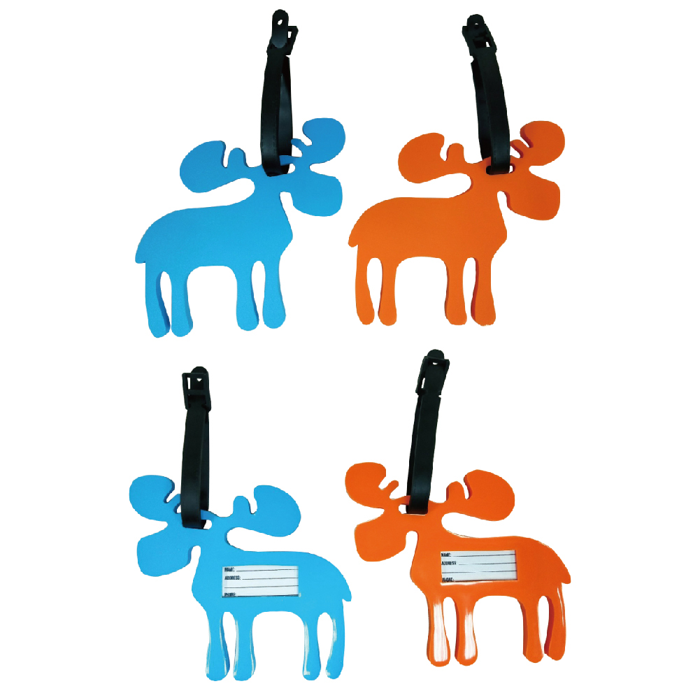 客製化/橘色/藍色/行李吊牌/PVC